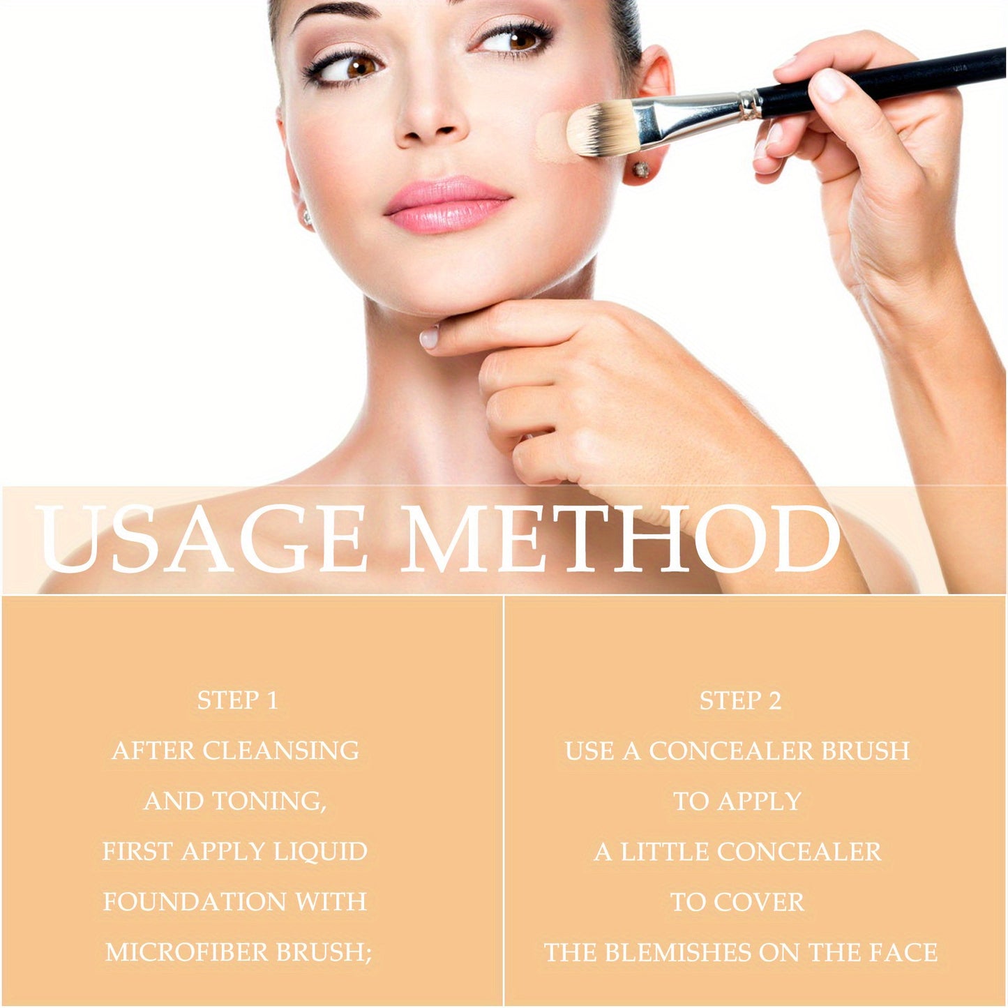 GlowSkin 2-in-1 Foundation & Concealer – Stralende Dekking in Eén Stap