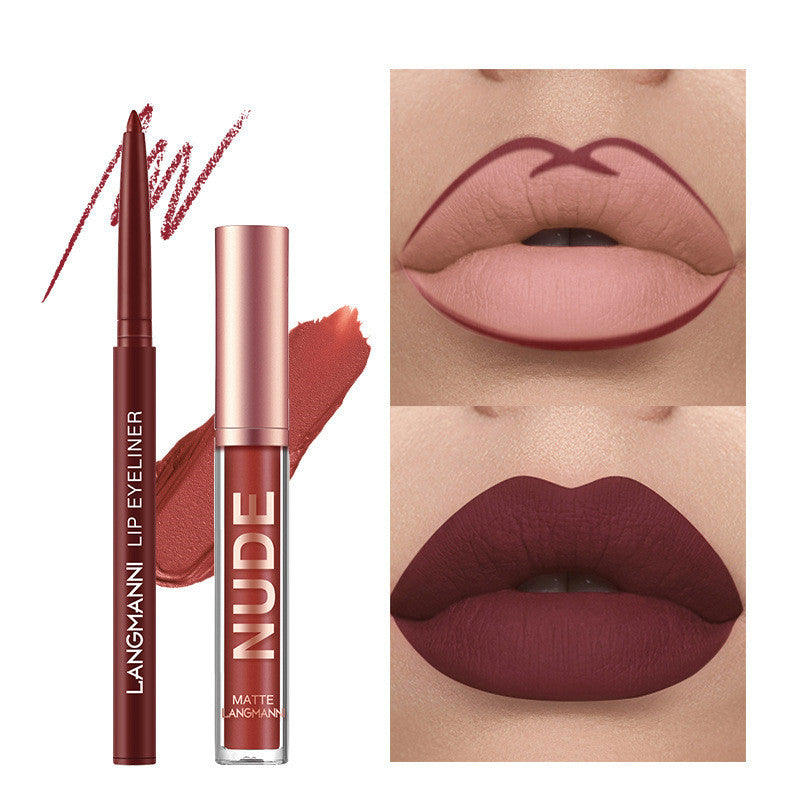 Lip Liner And Lipstick Makeup 12 Pcs Waterproof set