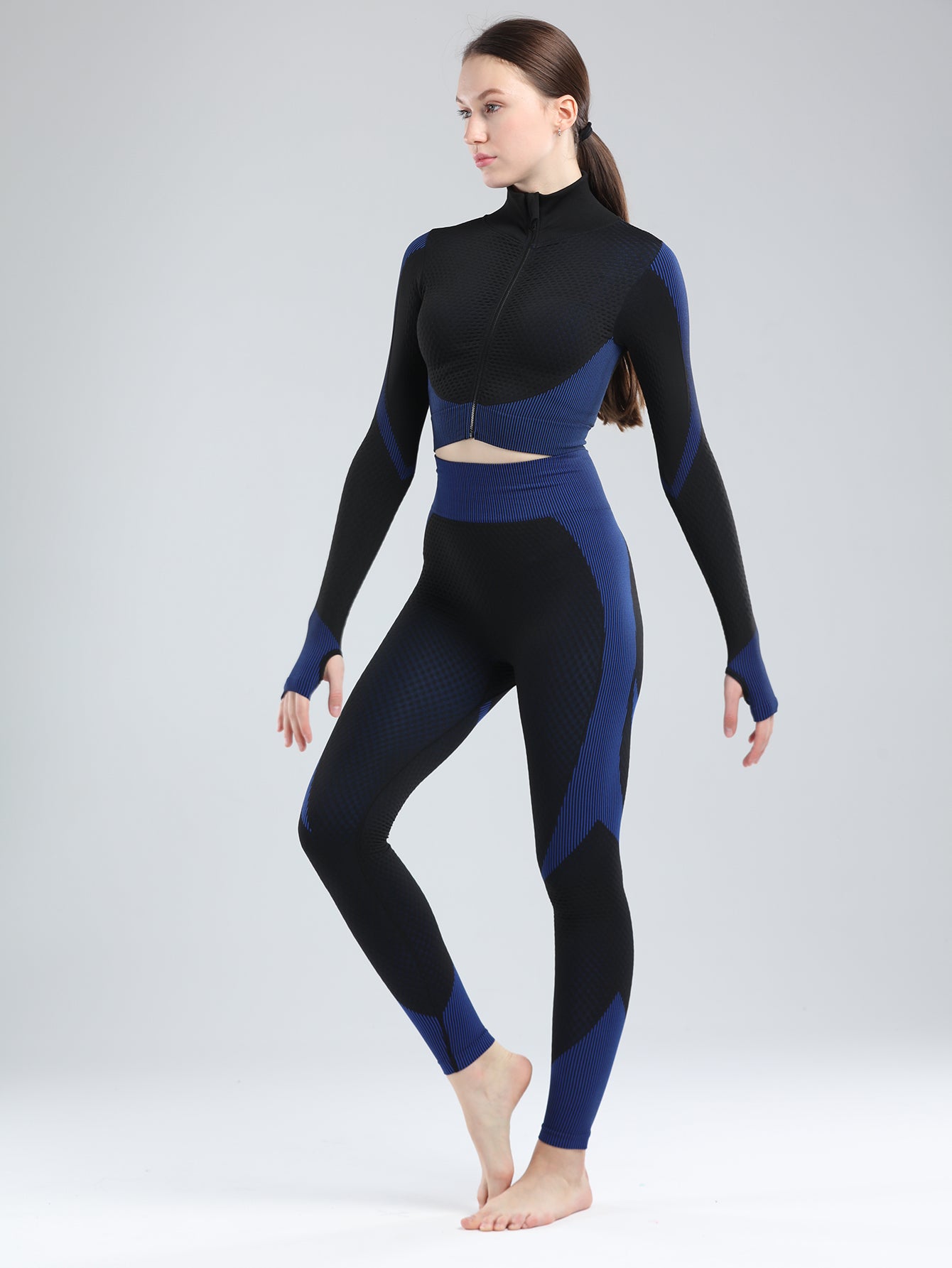 ๐ค GlowFlex Shape Jegging โ High Stretch Color Block Fit