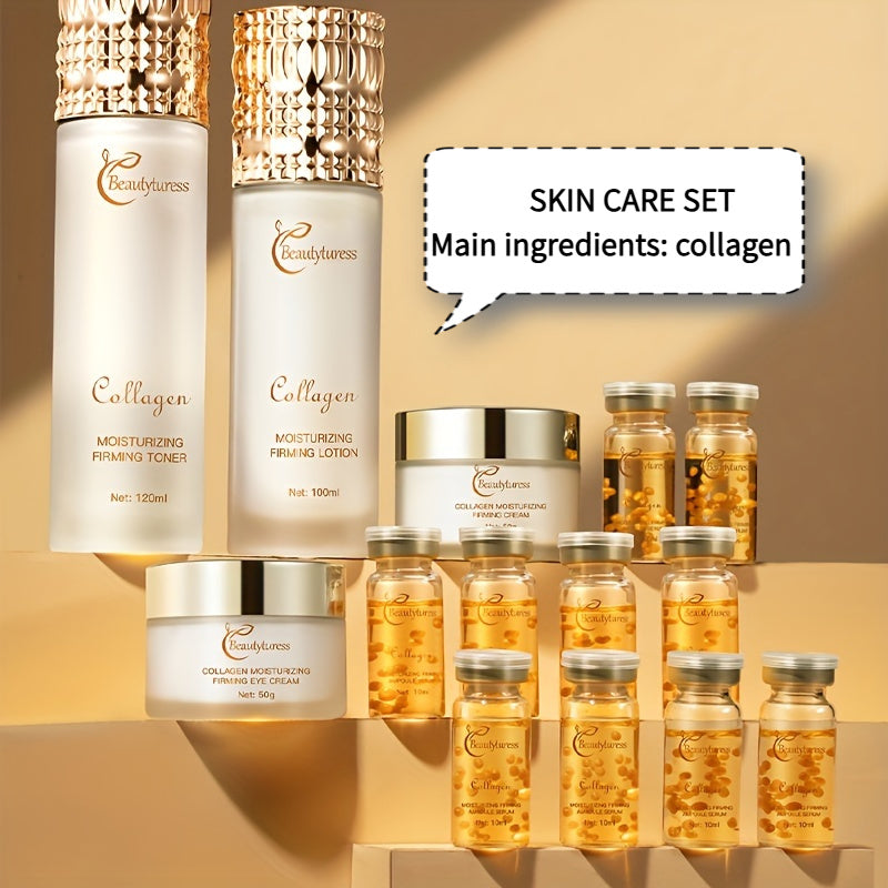 14pcs Set Luxury Collagen Skincare set woman