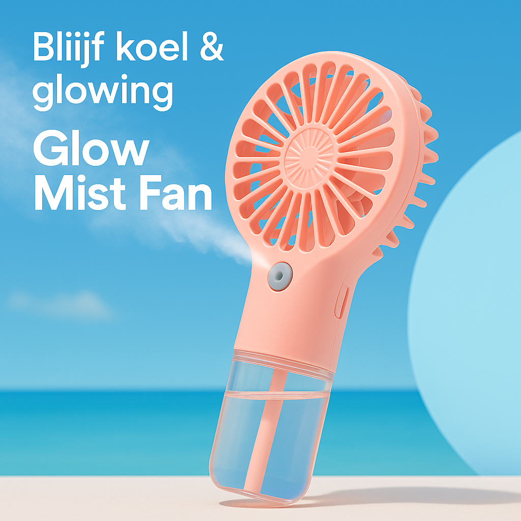 Snel afkoelen met deze mini mist ventilator/fan 🧊❄️