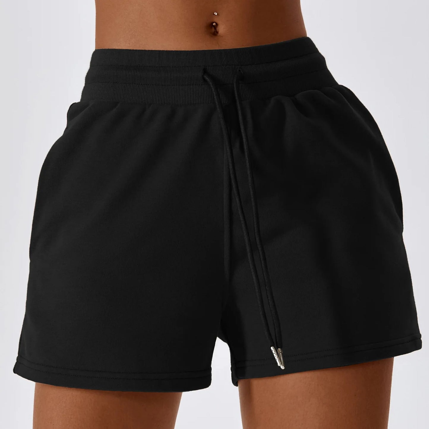 Prachtige GlowFit Set โ Hoodie & Shorts in Cotton Blend