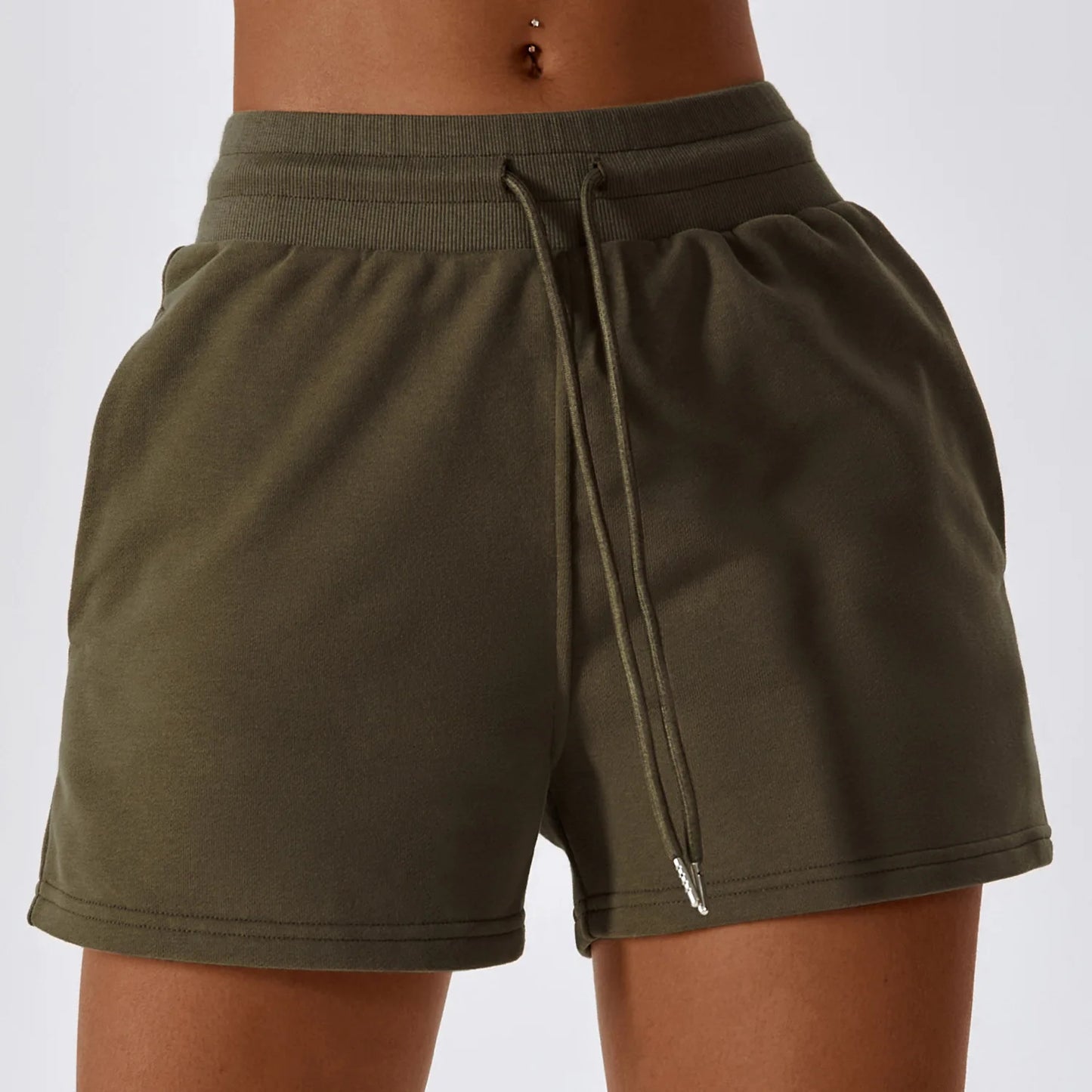 Prachtige GlowFit Set โ Hoodie & Shorts in Cotton Blend