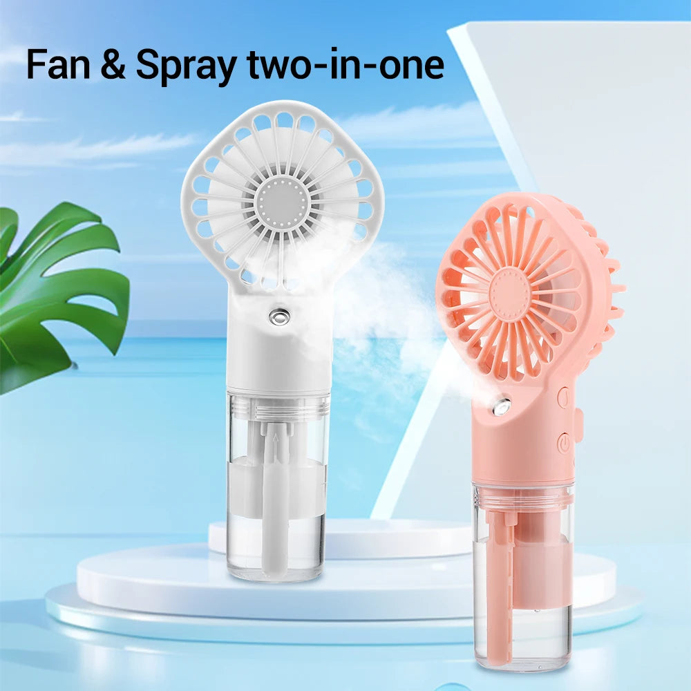 Snel afkoelen met deze mini mist ventilator/fan 🧊❄️