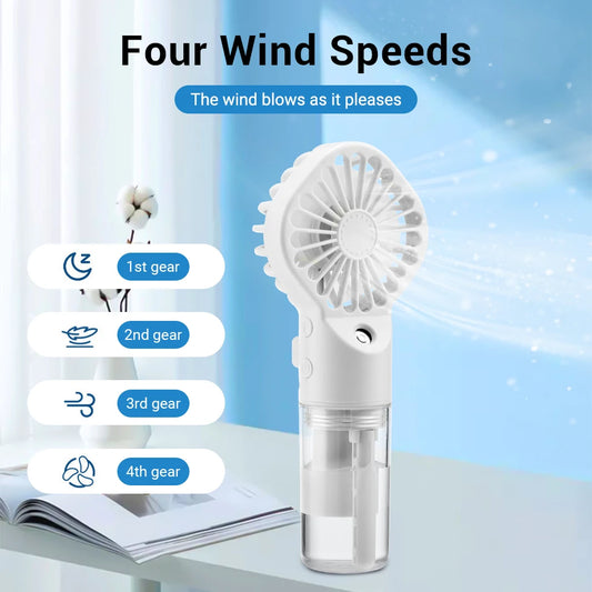 Snel afkoelen met deze mini mist ventilator/fan 🧊❄️