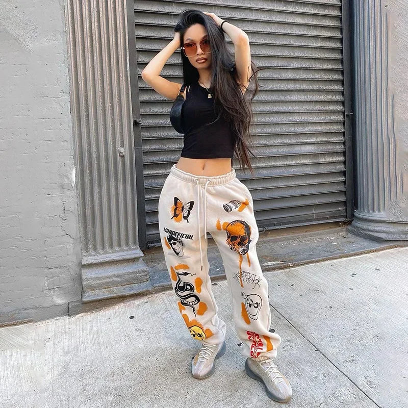 🧸 Y2K Cartoon Vibe Joggers – Be Bold. Be Playful. Be You.