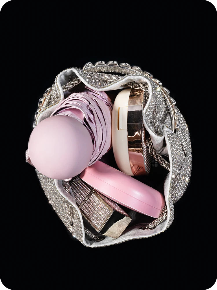 Unieke Glow Queen Diamanten Tas