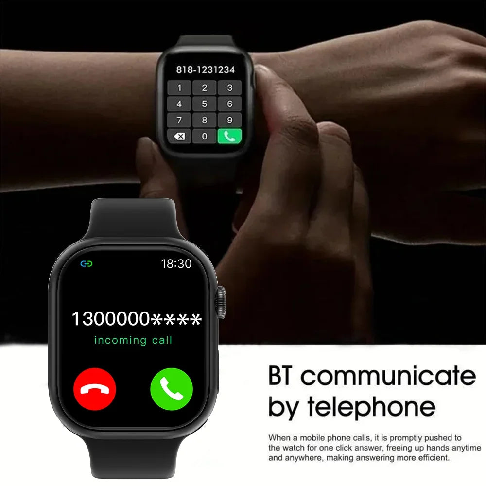 2025 new GlowWatch™ i8 Smart – Luxe Fashion Smartwatch met Callfunctie & Health Tracker smartwatch