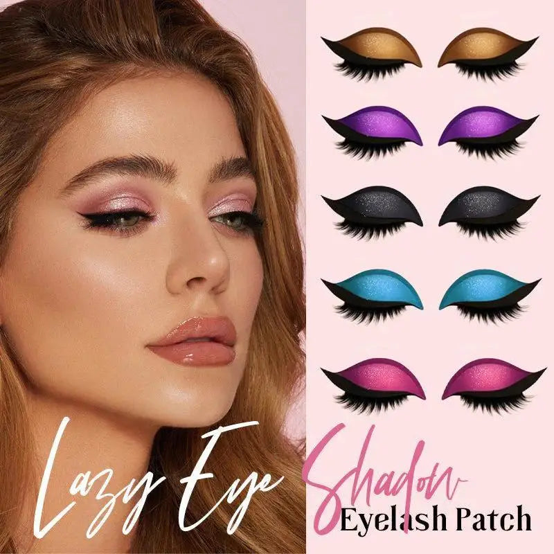 Lazy wimpers Glam™ – 2-in-1 Eyeshadow & Eyelash Stickers | Waterproof & Longlasting