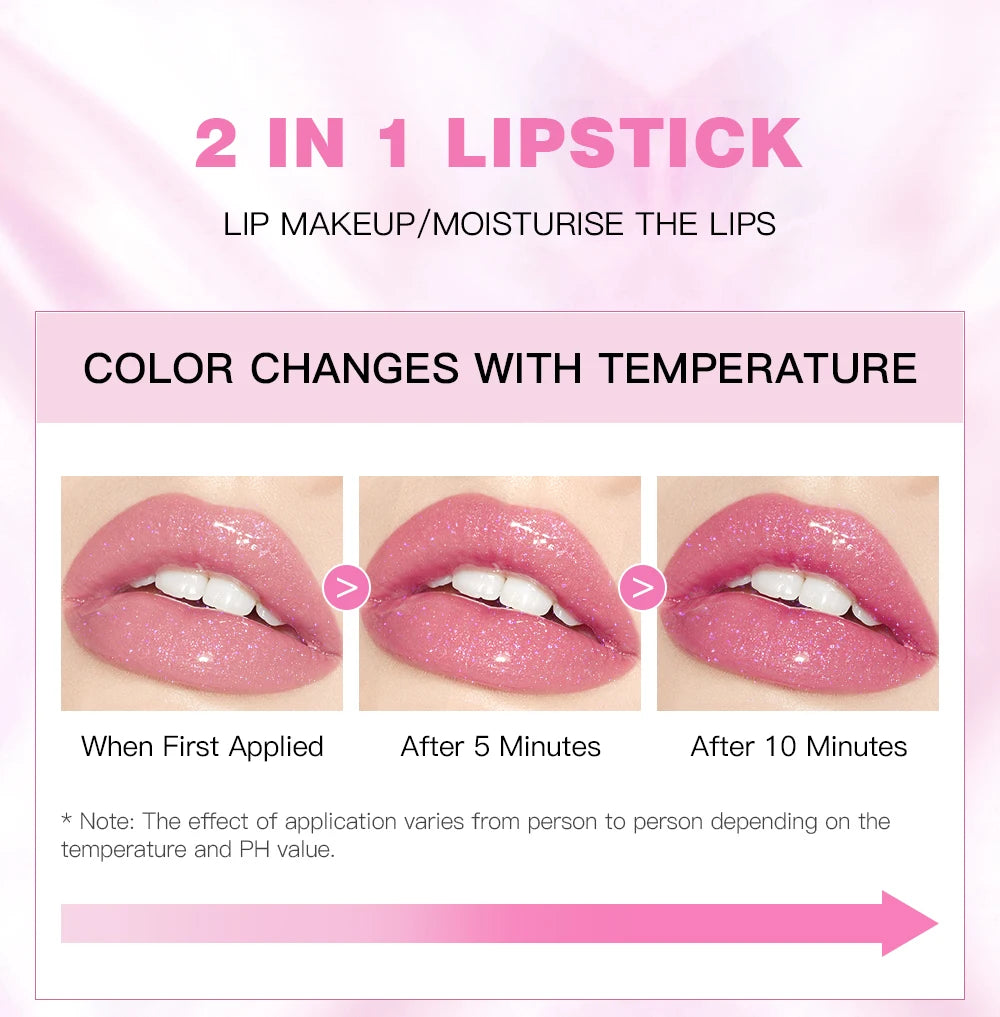 ๐ Glow Glam Glitter Lipstick โ Sparkle That Stays