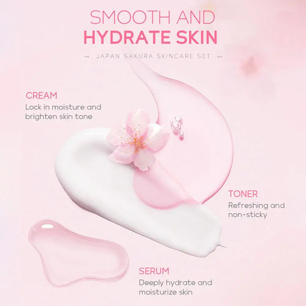 5/3pcs/Set Sakura Skin Care Set