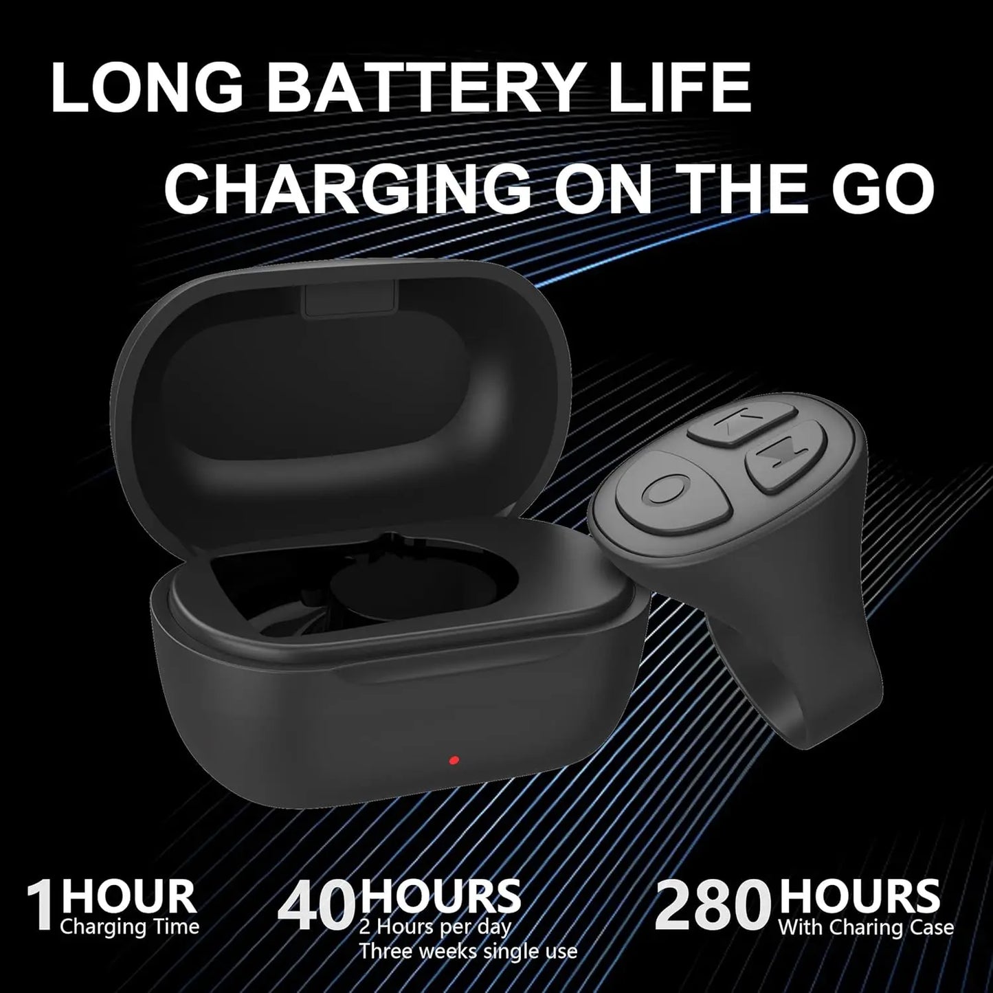 🎥 Titel: GITFOS™ Smart Scroll Ring – TikTok Remote, Auto Clicker & Camera Control in Één