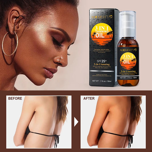 3 IN 1 Tanning Oil Self Tanner & Bronzer