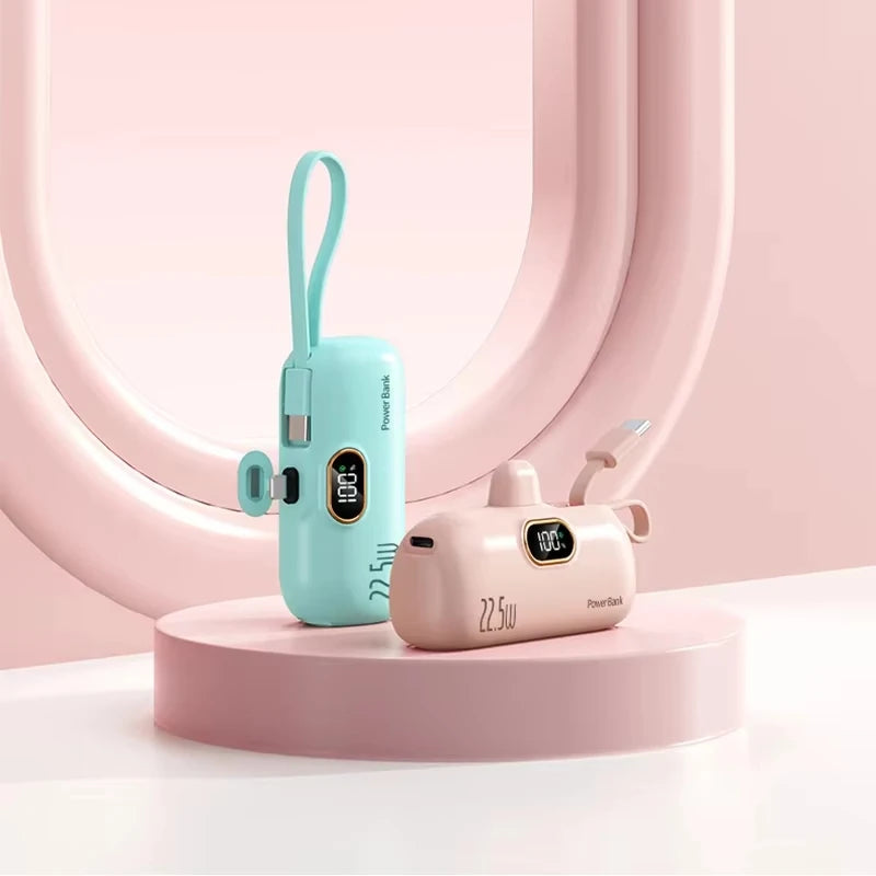 Telefoon snel leeg? 22.5W SuperCharge Powerbank – Stijlvol, Snel & Ready To Go!