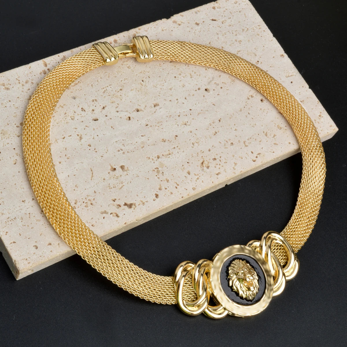 👑 Charmoment™ 18K Goudkleurige Sieradenset – Luxe Afrikaans/Italiaans Design (4-delig)