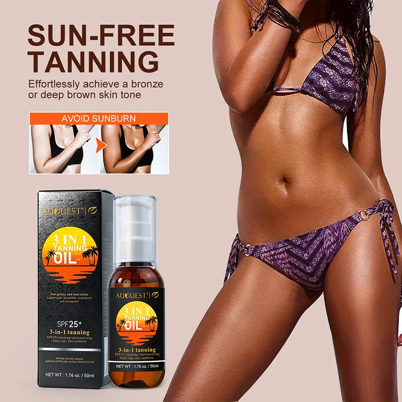 3 IN 1 Tanning Oil Self Tanner & Bronzer