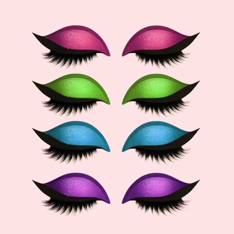 Lazy wimpers Glam™ – 2-in-1 Eyeshadow & Eyelash Stickers | Waterproof & Longlasting