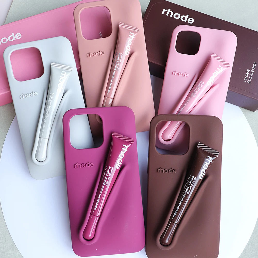 Glow Gloss Case™ – Telefoonhoesje met Ingebouwde Lipgloss