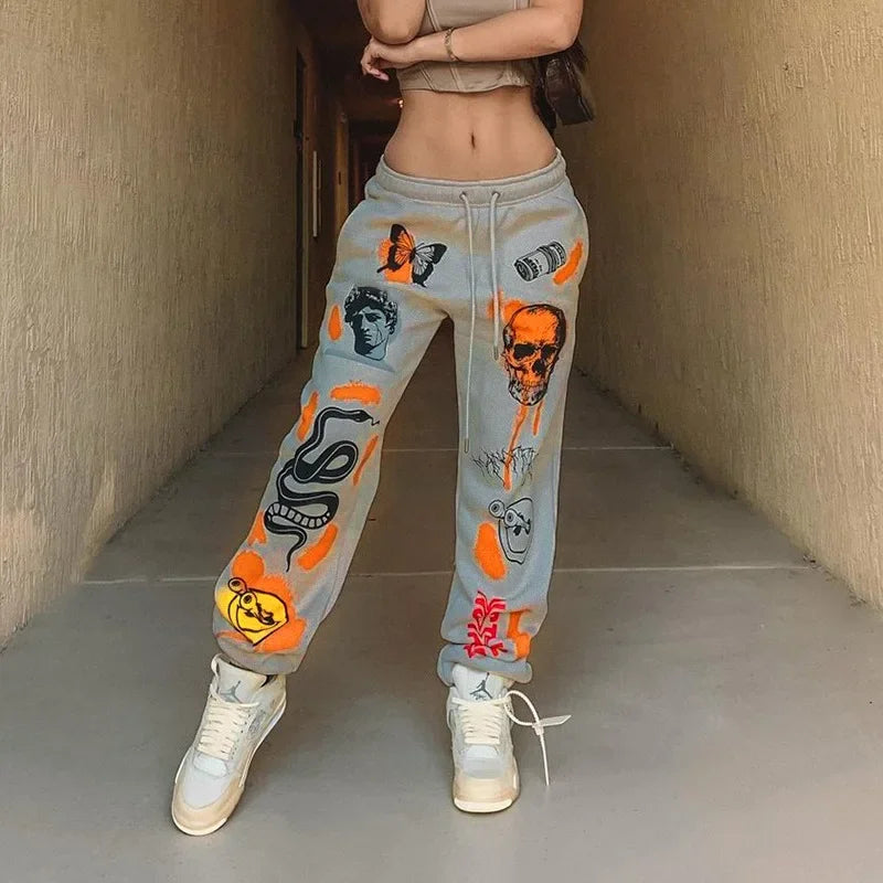 🧸 Y2K Cartoon Vibe Joggers – Be Bold. Be Playful. Be You.