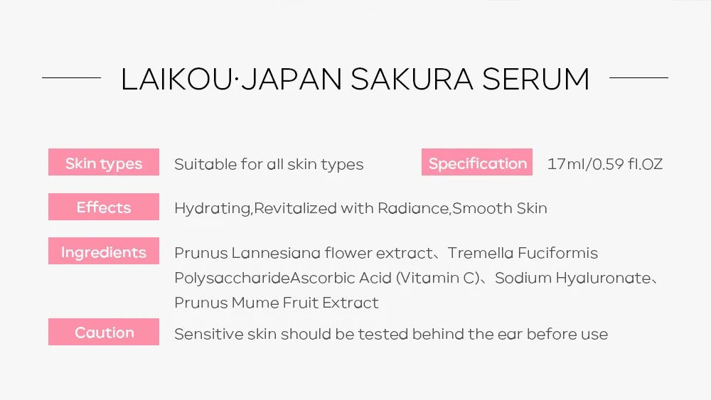 Cherry Blossom Sakura Glow Serum Essence