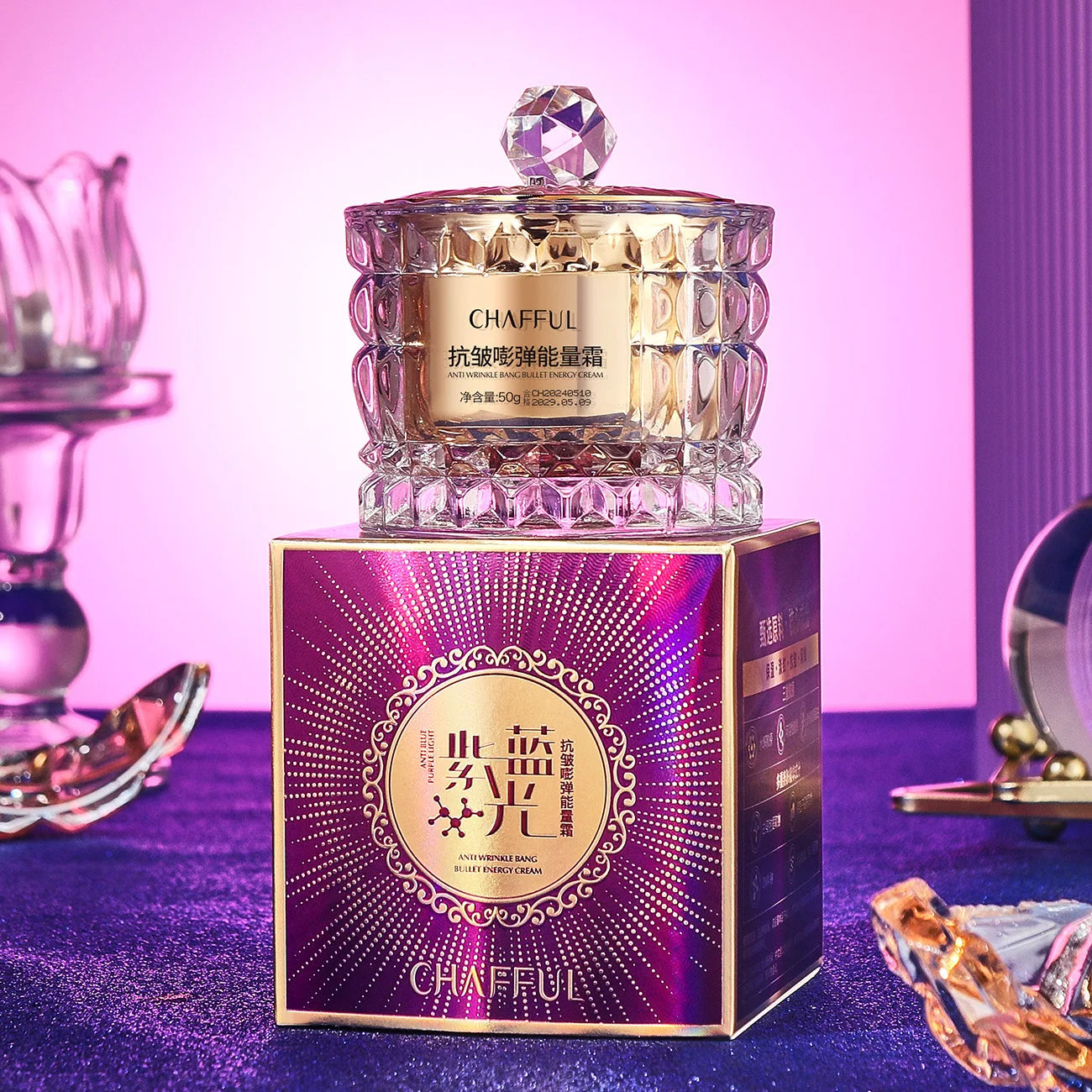 π Glowtok Purple Energy Cream β Anti-Rimpel Luxe Boost