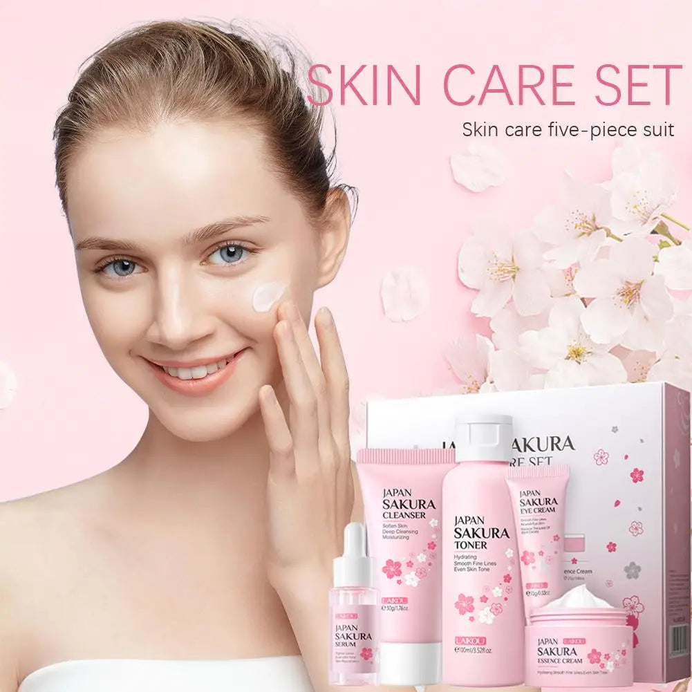 5/3pcs/Set Sakura Skin Care Set