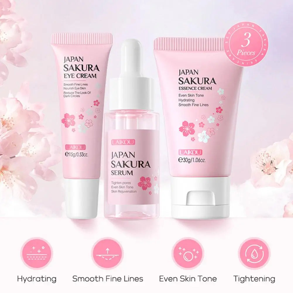 5/3pcs/Set Sakura Skin Care Set