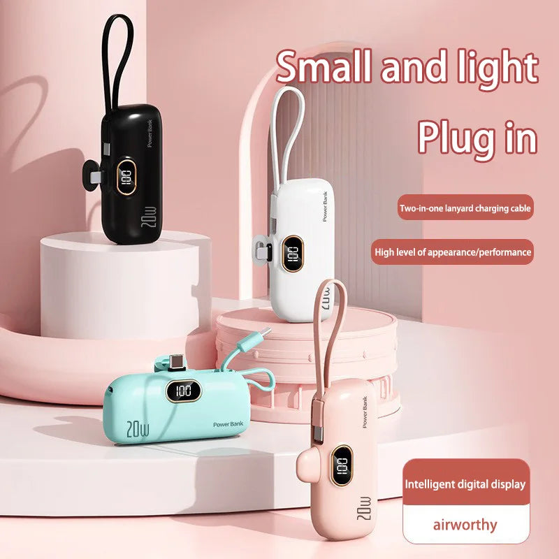 Telefoon snel leeg? 22.5W SuperCharge Powerbank – Stijlvol, Snel & Ready To Go!