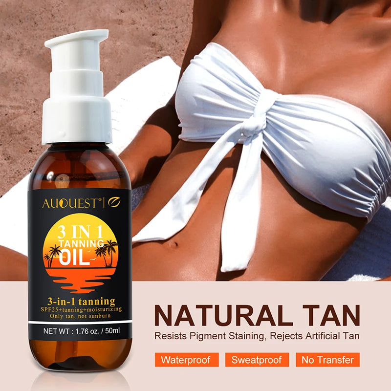 3 IN 1 Tanning Oil Self Tanner & Bronzer