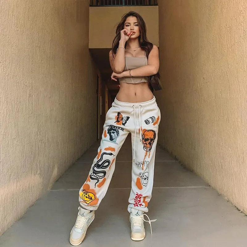 🧸 Y2K Cartoon Vibe Joggers – Be Bold. Be Playful. Be You.