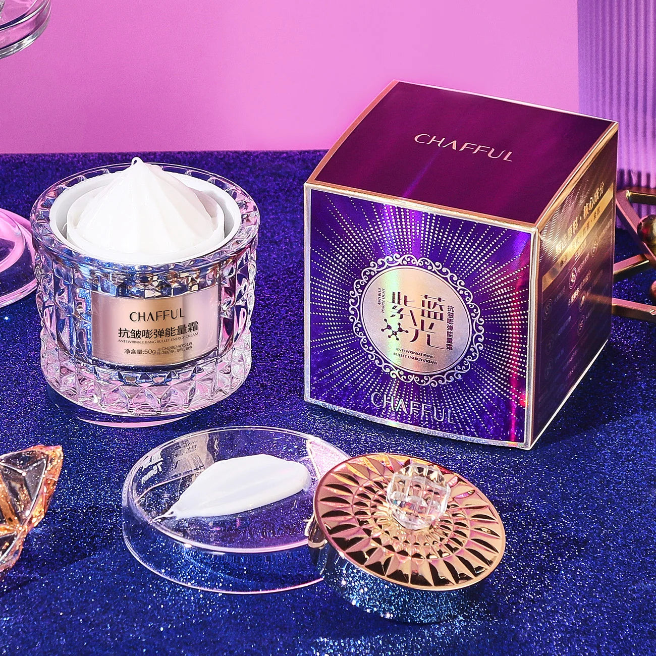 π Glowtok Purple Energy Cream β Anti-Rimpel Luxe Boost