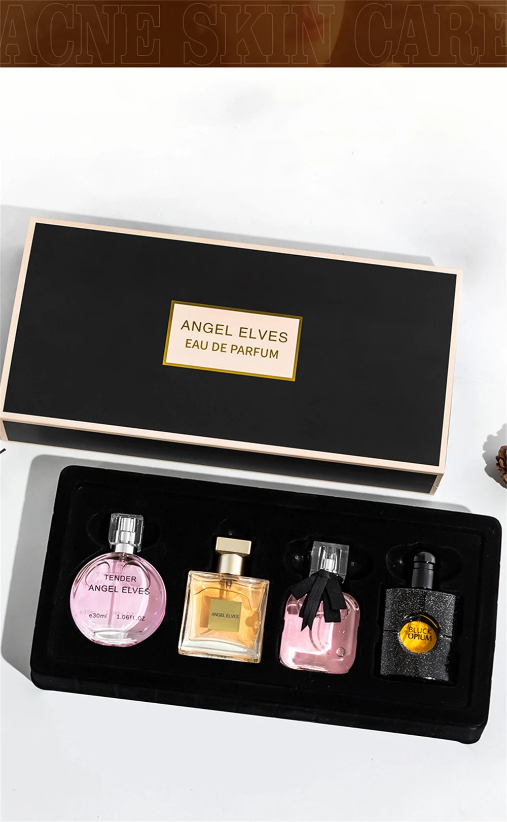 β¨π Mini Luxe Parfum Giftset β 4 Iconische Geuren in 1 Chique Box