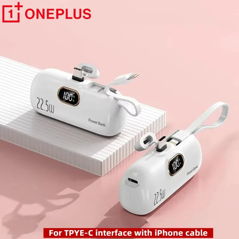 Telefoon snel leeg? 22.5W SuperCharge Powerbank – Stijlvol, Snel & Ready To Go!