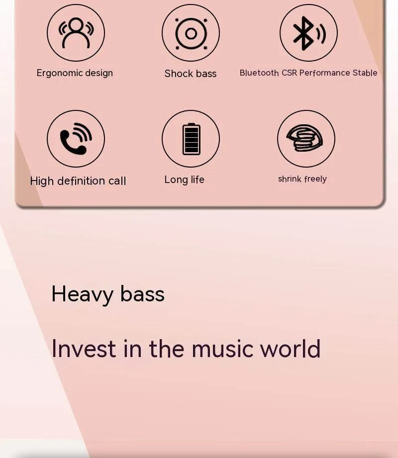 #NEW Fashion Wireless Bluetooth headphone