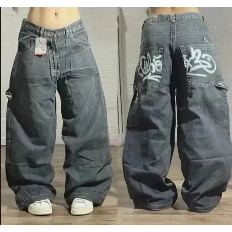 ๐ค Y2K Shadow Flare โ Exclusieve Wide-Leg Jeans met Attitude