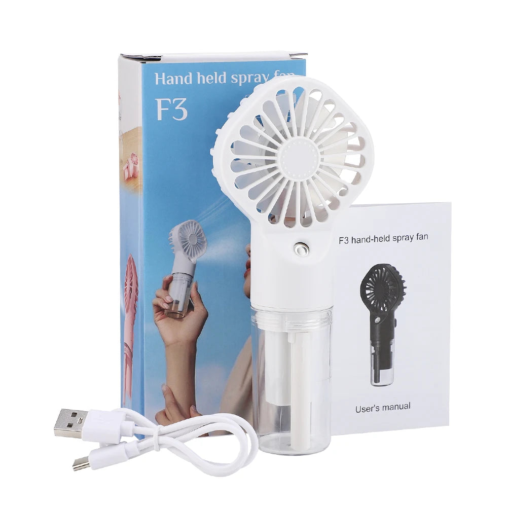 Snel afkoelen met deze mini mist ventilator/fan 🧊❄️