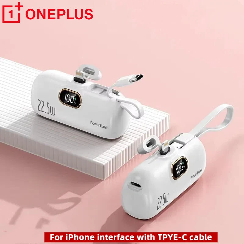 Telefoon snel leeg? 22.5W SuperCharge Powerbank – Stijlvol, Snel & Ready To Go!