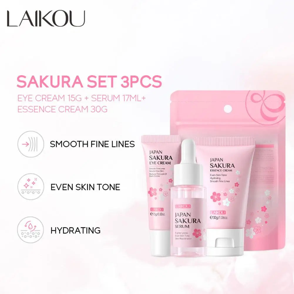5/3pcs/Set Sakura Skin Care Set