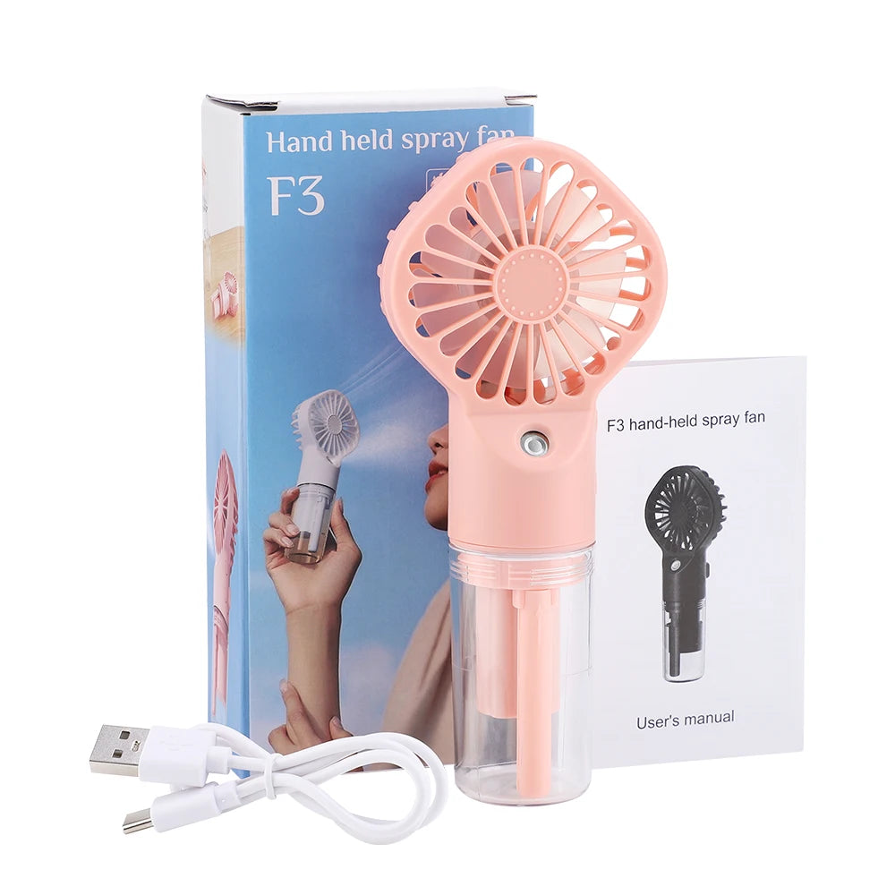 Snel afkoelen met deze mini mist ventilator/fan 🧊❄️