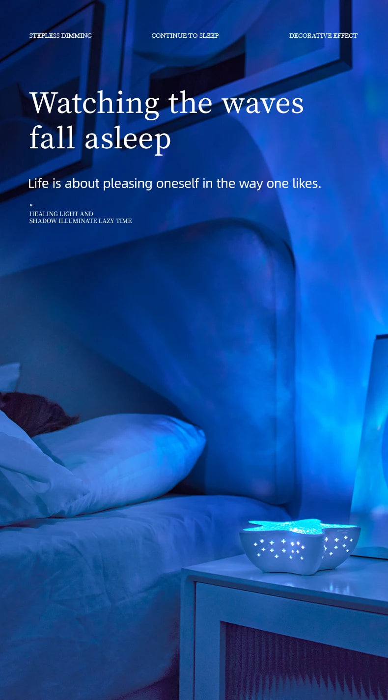 πβ¨ Starfish Ocean Projector Lamp β Haal de zee in je kamer