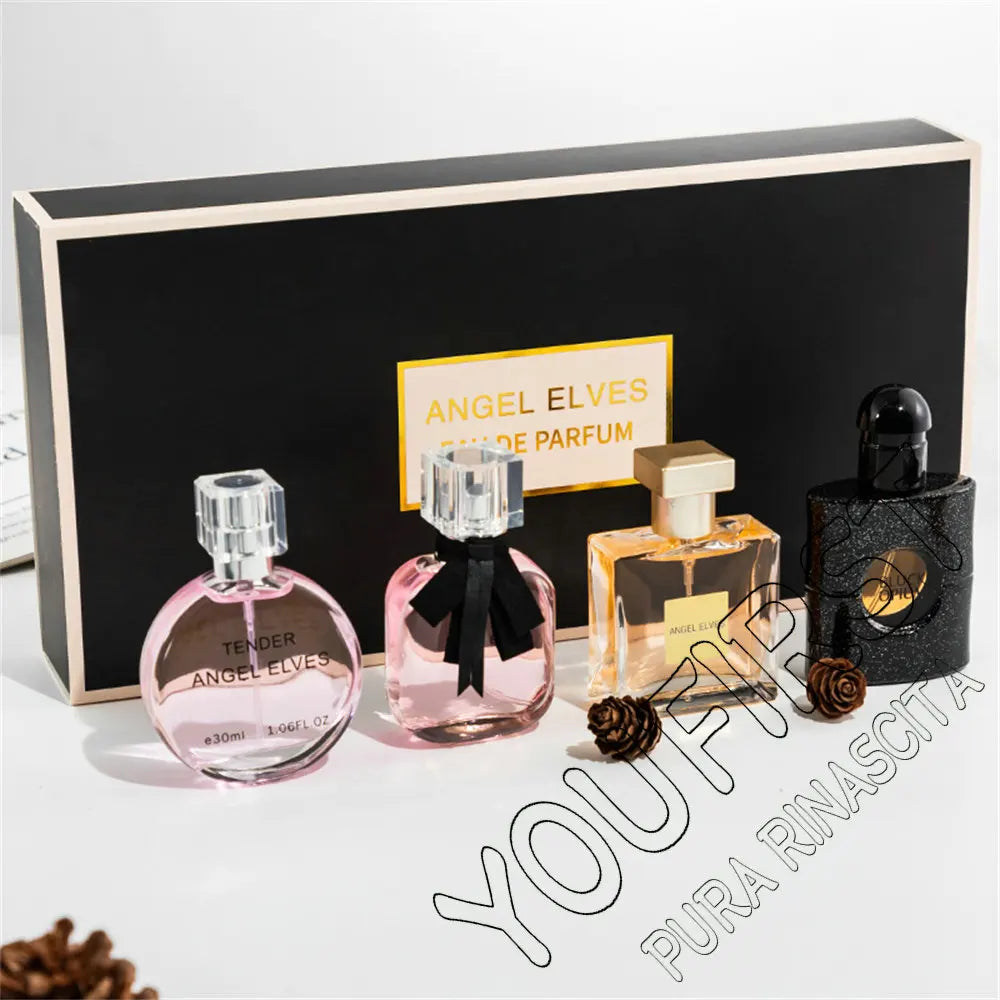 β¨π Mini Luxe Parfum Giftset β 4 Iconische Geuren in 1 Chique Box