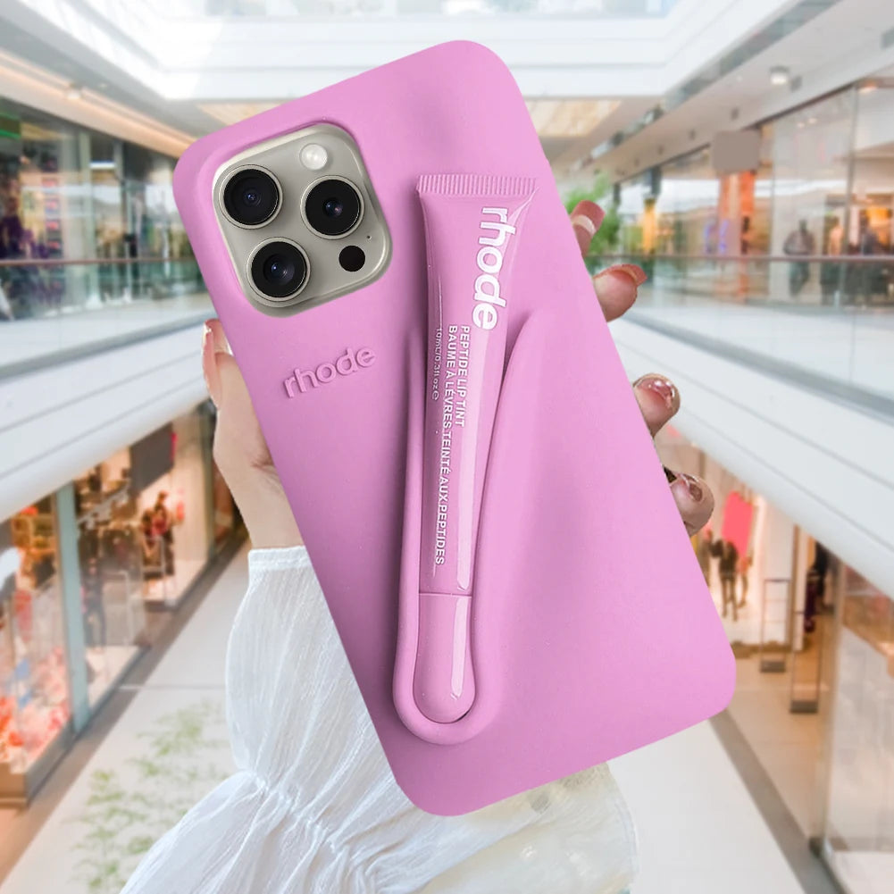 Glow Gloss Case™ – Telefoonhoesje met Ingebouwde Lipgloss