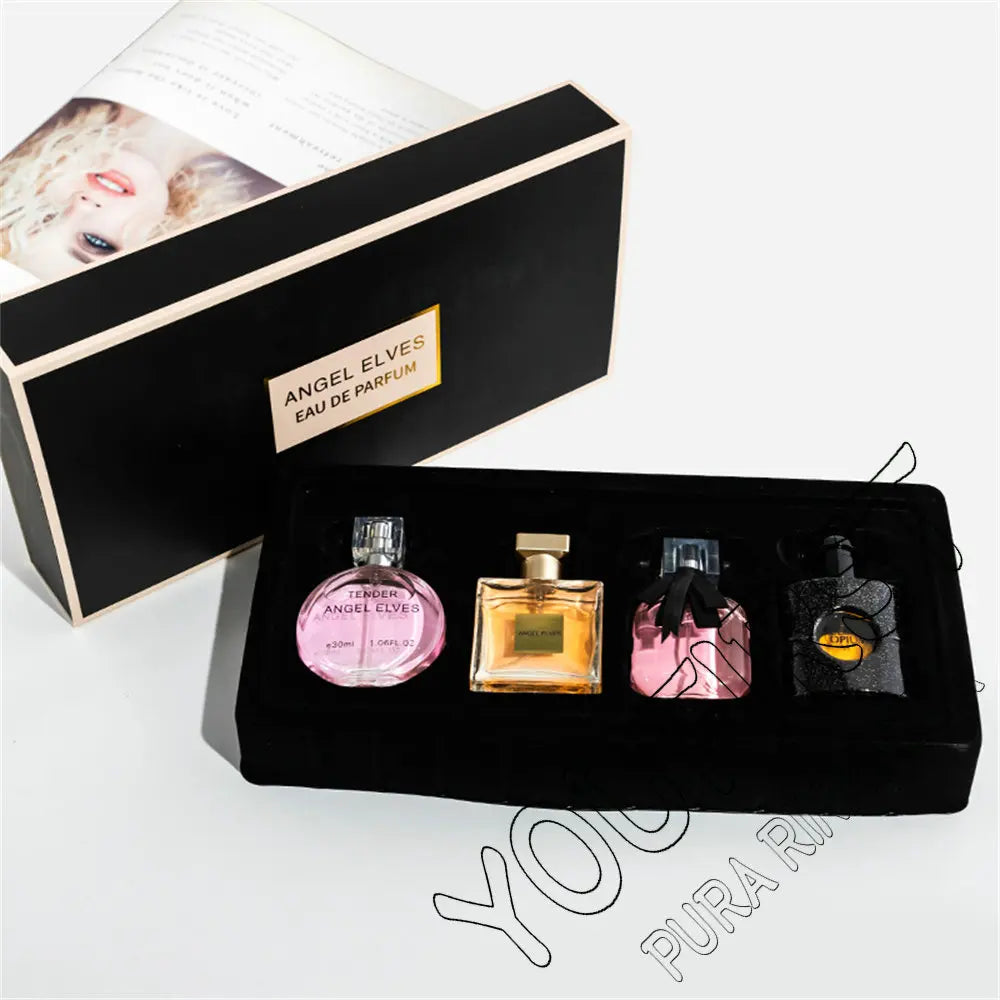 β¨π Mini Luxe Parfum Giftset β 4 Iconische Geuren in 1 Chique Box