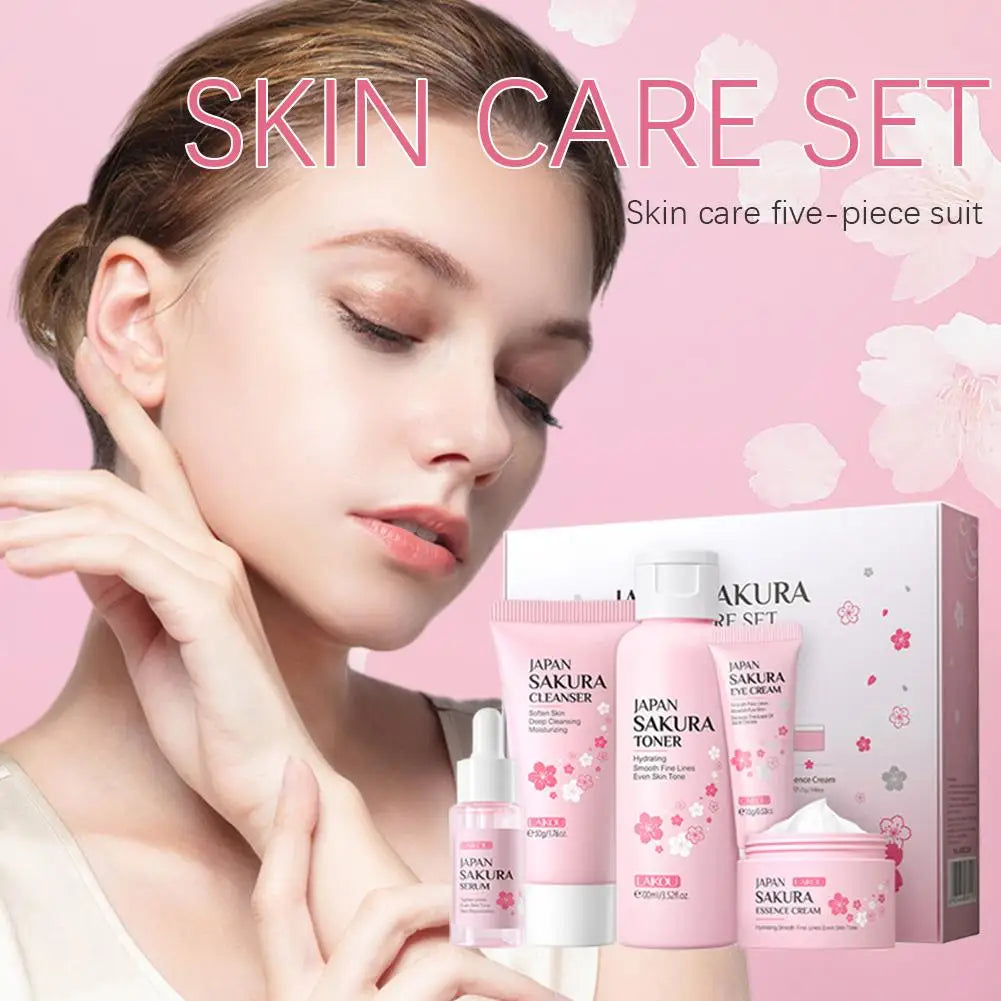 5/3pcs/Set Sakura Skin Care Set
