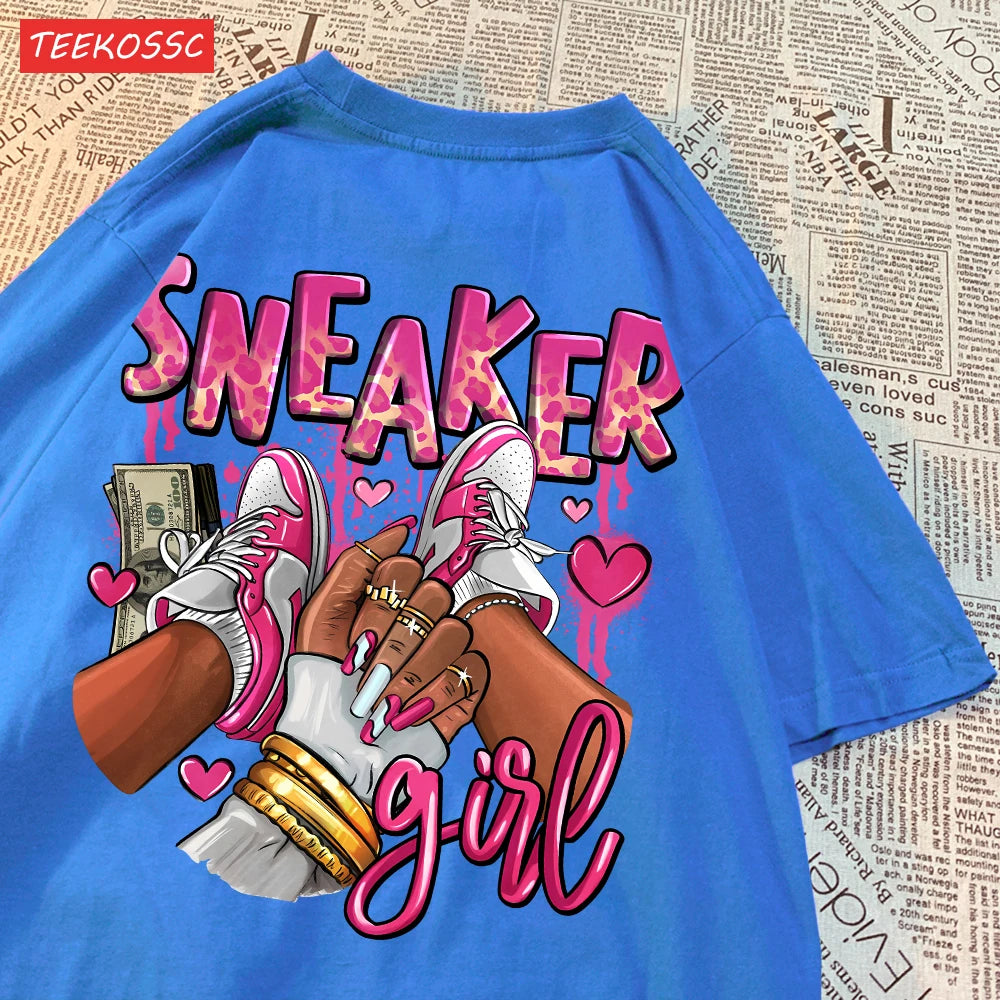 💖 SNEAKER GIRL Statement Tee – Limited Glow Edition