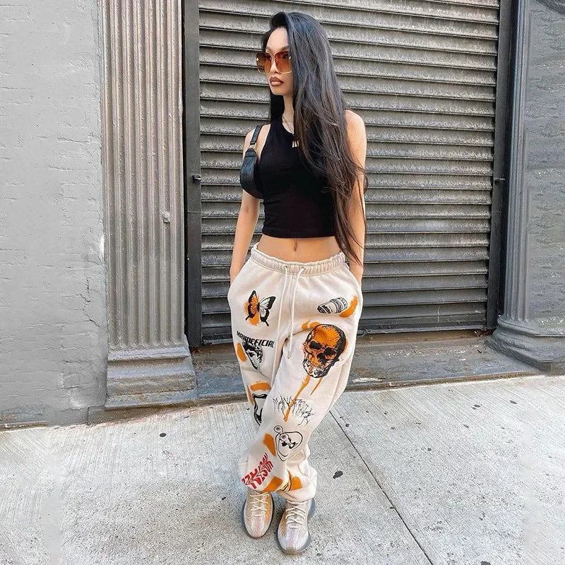 🧸 Y2K Cartoon Vibe Joggers – Be Bold. Be Playful. Be You.