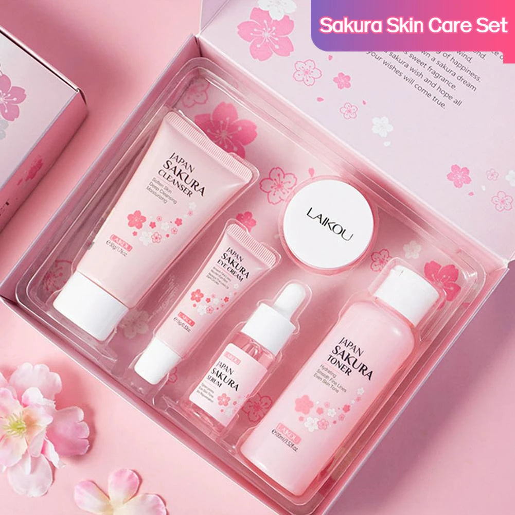 5/3pcs/Set Sakura Skin Care Set
