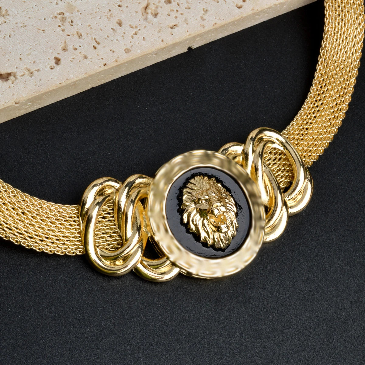 👑 Charmoment™ 18K Goudkleurige Sieradenset – Luxe Afrikaans/Italiaans Design (4-delig)