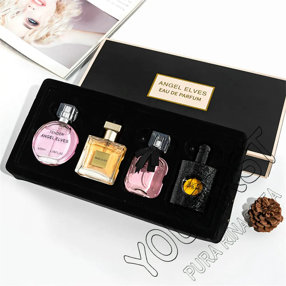 β¨π Mini Luxe Parfum Giftset β 4 Iconische Geuren in 1 Chique Box