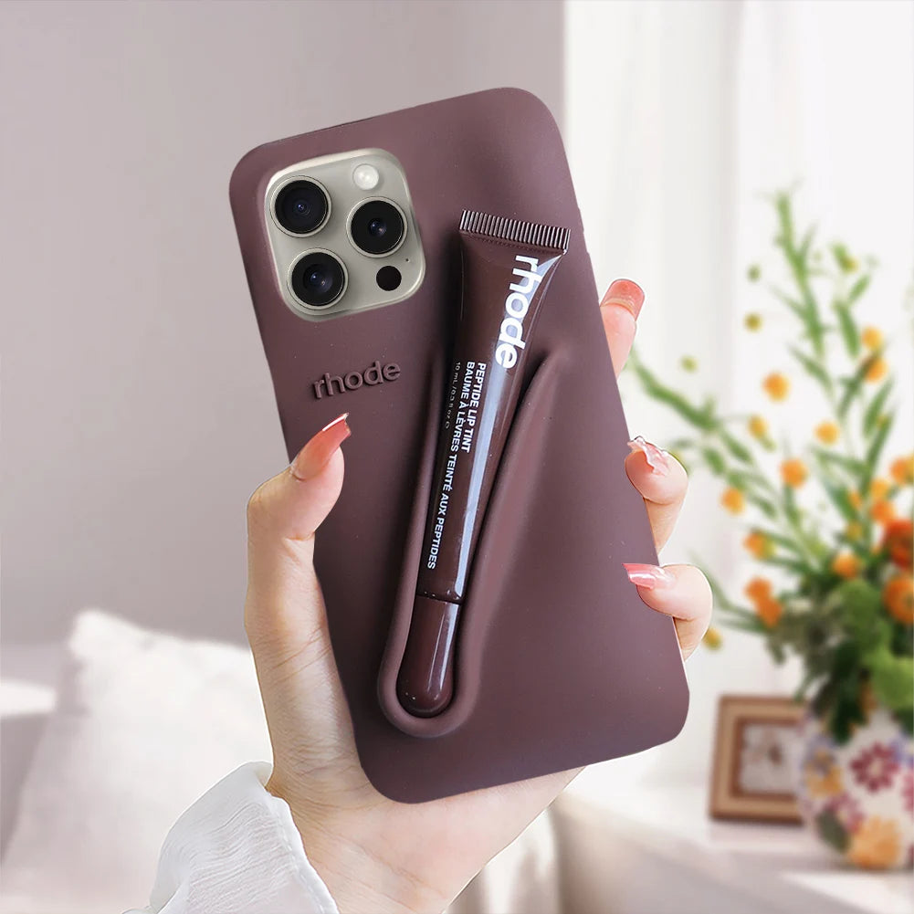 Glow Gloss Case™ – Telefoonhoesje met Ingebouwde Lipgloss